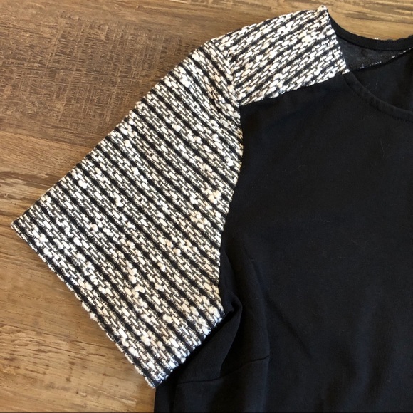 J.Crew tweed classic sleeve top S - Picture 4 of 6